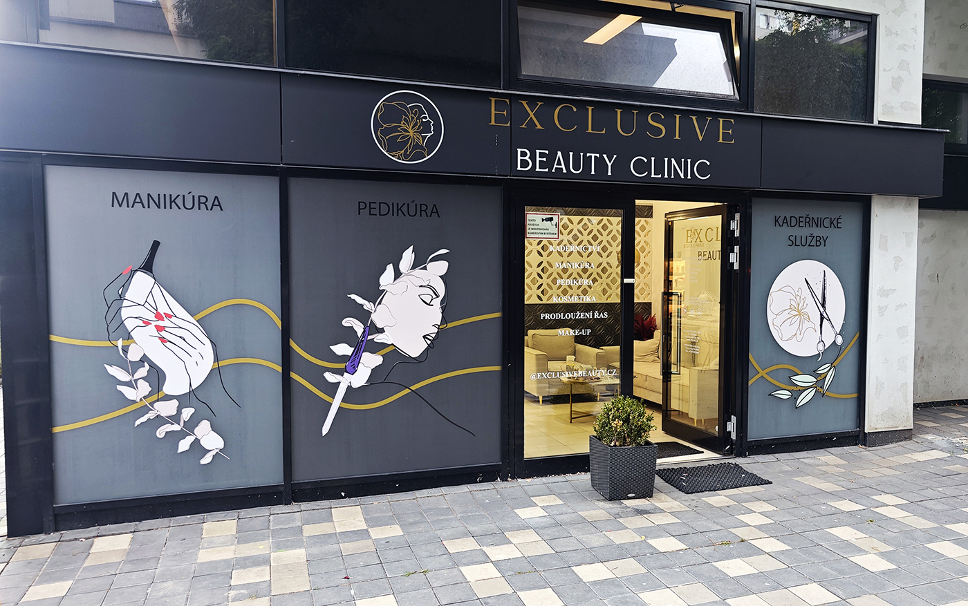 Tisk fólií Exclusive Beauty Clinic